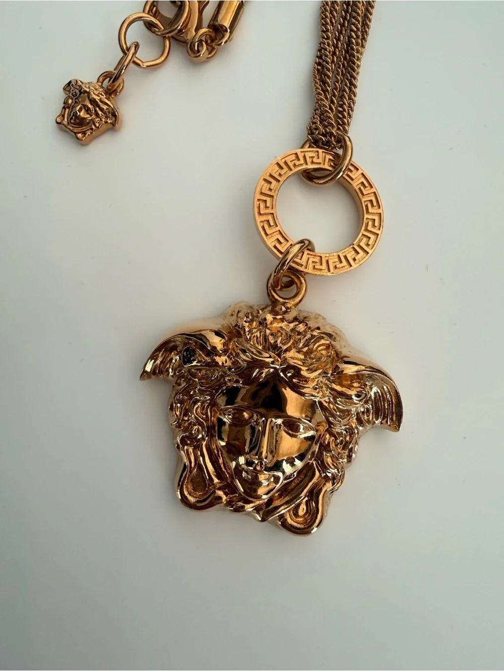 Versace Gold Medusa Head Pendant Bracelet